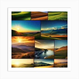 Landscapes 5 Art Print