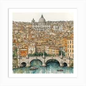 Rome, Italy Art Print