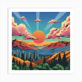 Enchanted Horizon 22 Art Print