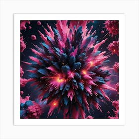 Explosion Art Print