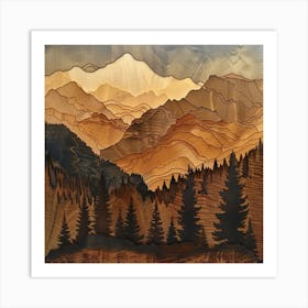 Mountain Landscape Art Print