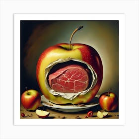 Beef Inside Art Print