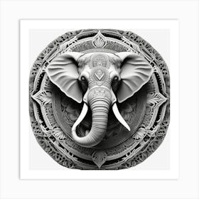 Elephant Art Print