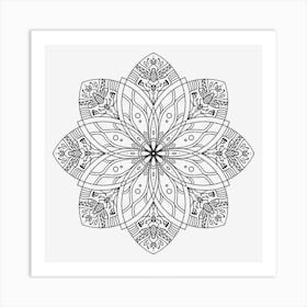 Egyptian Mandala 10 Art Print