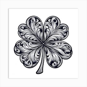 Four Leaf Clover Art Print