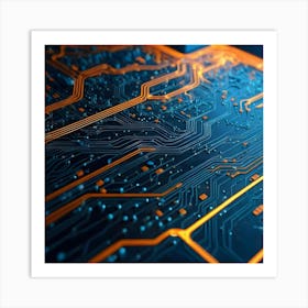 Circuit Board 44 Art Print