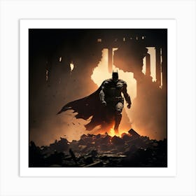 Batman Dark Knight Rises Art Print