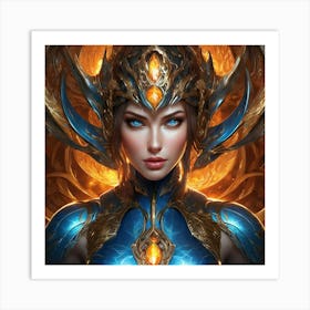 Elven Warrior ds Art Print