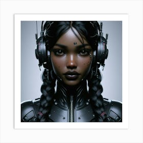 Futuristic Woman 10 Art Print