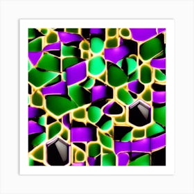 Mosaic Art Art Print