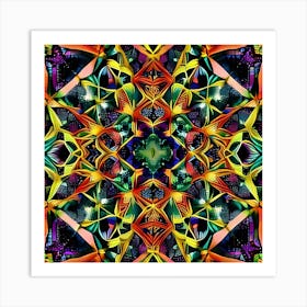 Psychedelic Mandala 30 Art Print