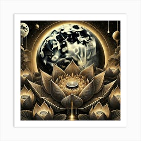 Lotus Flower 158 Art Print