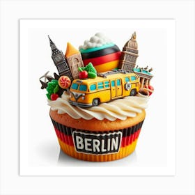 Berlin Cupcake 1 Art Print