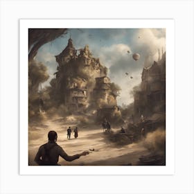 City In The Sky 1 Art Print