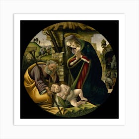 Sandro Botticelli Adoration Of Jesus Art Print