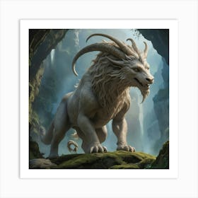 Griffin paintings art print Art Print