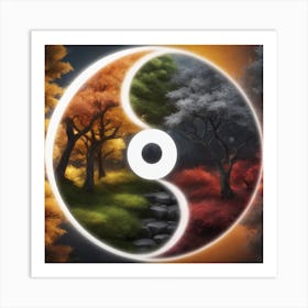 Yin Yang 1 Art Print