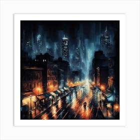 Night City Art Print