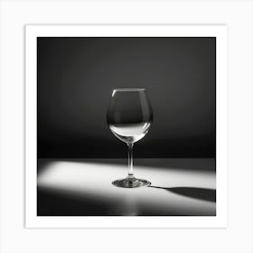 Wine Glass Art Print