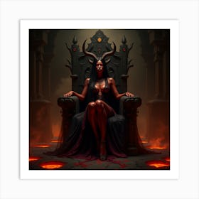 Devil Throne Art Print