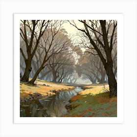 Autumn Forest 10 Art Print