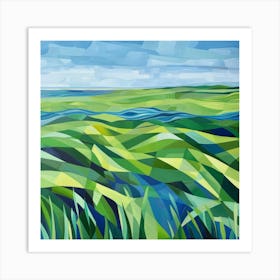 Abstract Landscape Painting 12 Art Print
