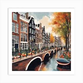 Amsterdam Canal 2 Art Print