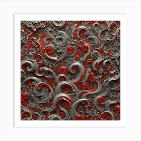 Abstract Swirls 5 Art Print