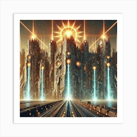 Sunfire Gates Converted V2 Art Print