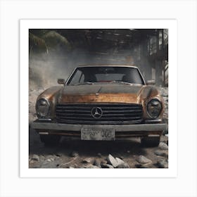 Mercedes Benz Sl Art Print