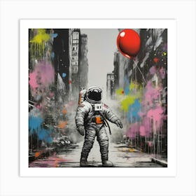 'Spaceballoon' Art Print