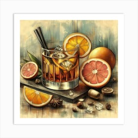 Tequila Cocktail 5 Art Print