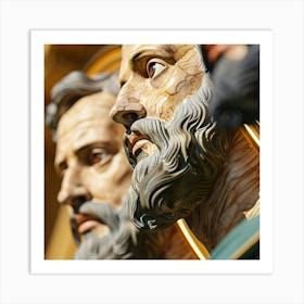 Portrait Of Saints Art Print