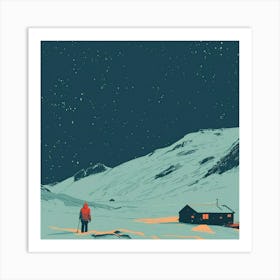 Arctic Night Art Print