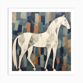 LAbstract Equines Collection 51 Art Print
