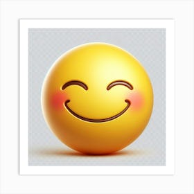 Smiley Face 33 Art Print