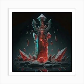 Sword Of Legends Art Print