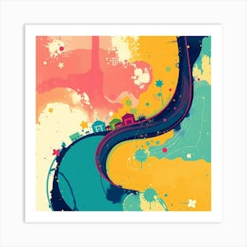 Abstract Painting 14 Art Print