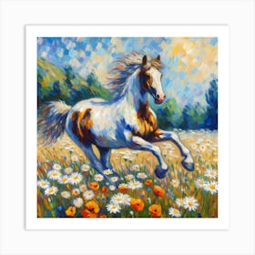 Horse In Nature 1 Art Print