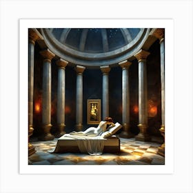 Fantasy Bedroom Art Print