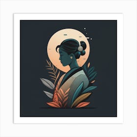 Asian Woman 1 Art Print