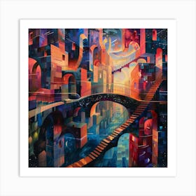 Cityscape 65 Art Print