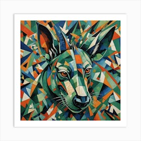 awakened aardvark Art Print