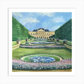 Garden In France Art Print