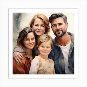 Family Portrait 3 Art Print