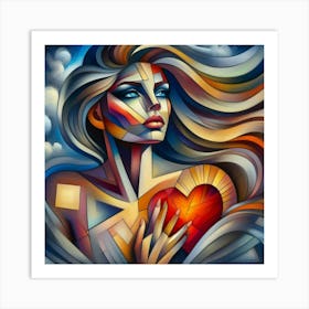 Heart Of Love 2 Art Print