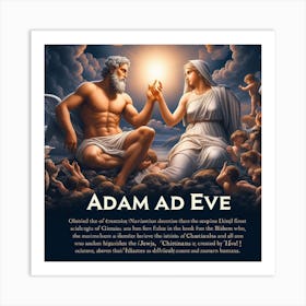 Adam Ad Eve Art Print