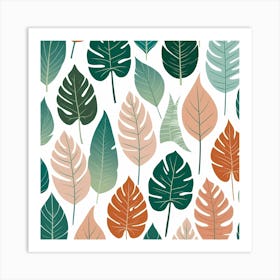 Tropical Leaves 17 Art Print