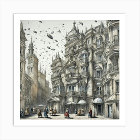 City In The Sky Art Print