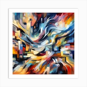 Abstract Painting 14 Art Print